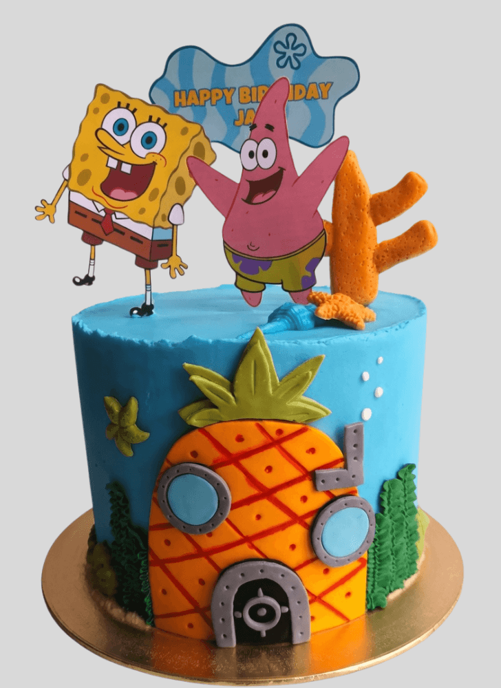 Divine Spongebob Squarepants Cake