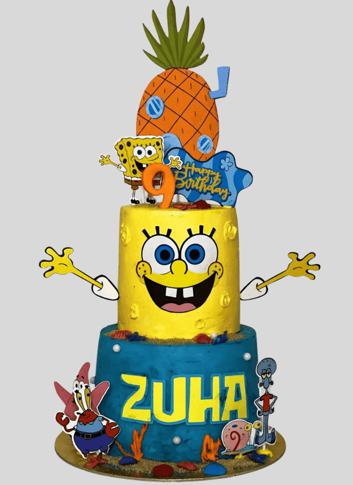Fair Spongebob Squarepants Cake