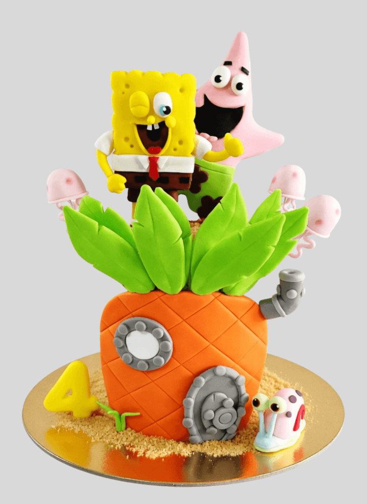 Fine Spongebob Squarepants Cake
