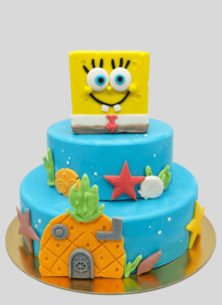 Good Looking Spongebob Squarepants Cake