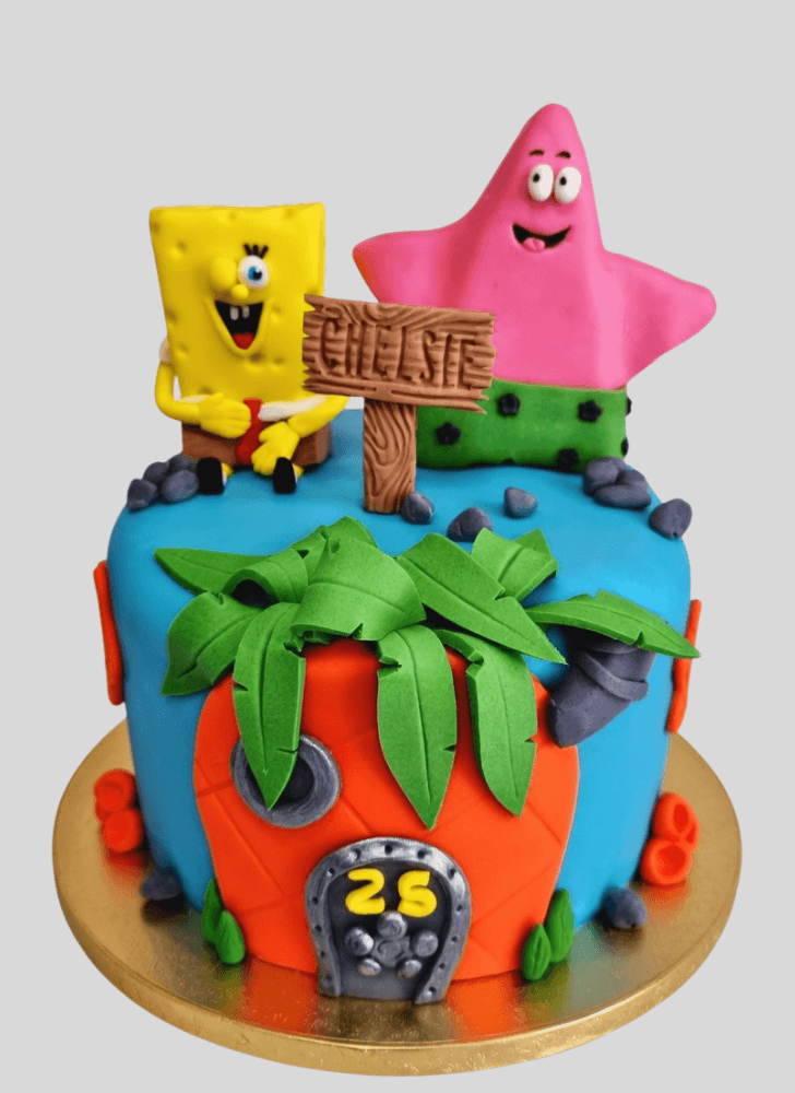 Marvelous Spongebob Squarepants Cake