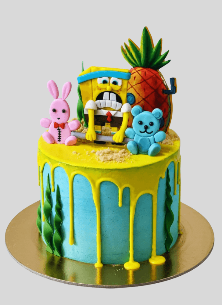 Nice Spongebob Squarepants Cake
