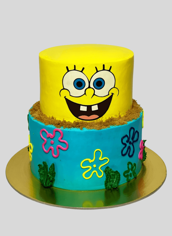 Shapely Spongebob Squarepants Cake