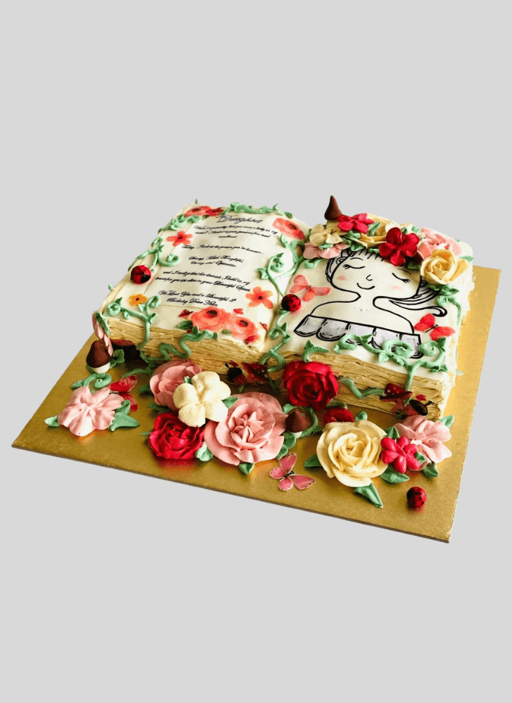 Classy Story Book Cake