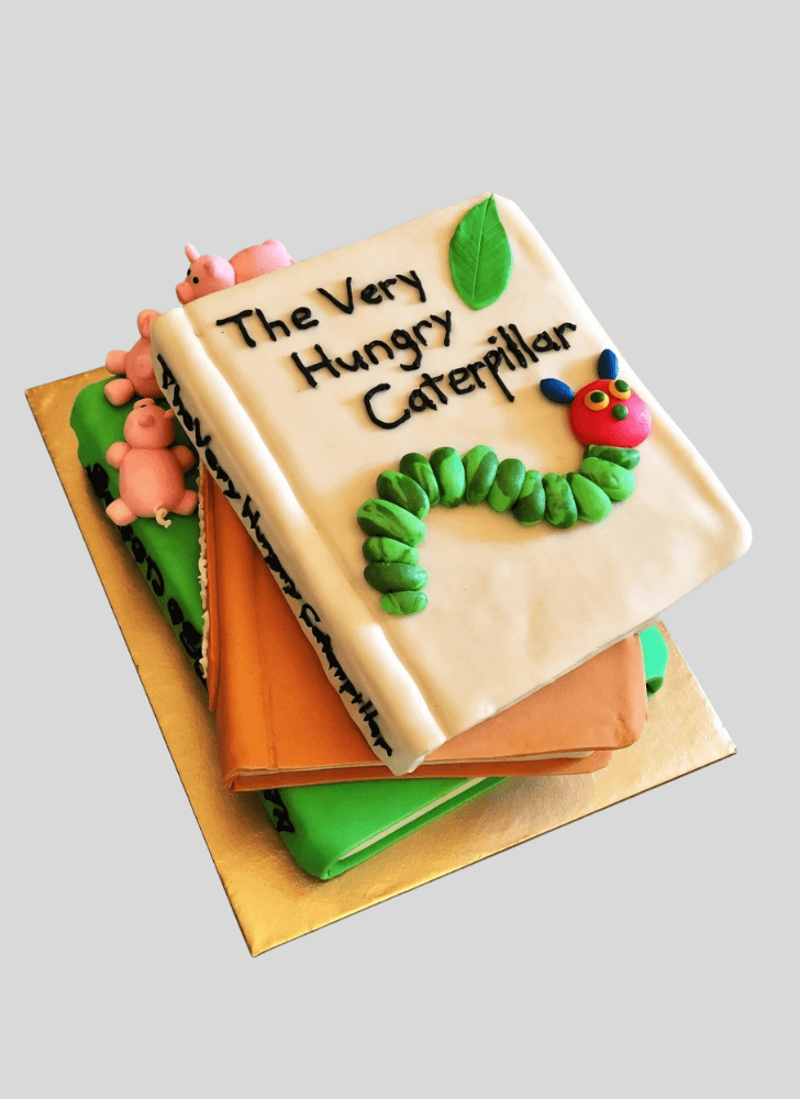 Cute Story Book Cake