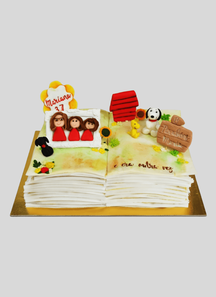 Divine Story Book Cake