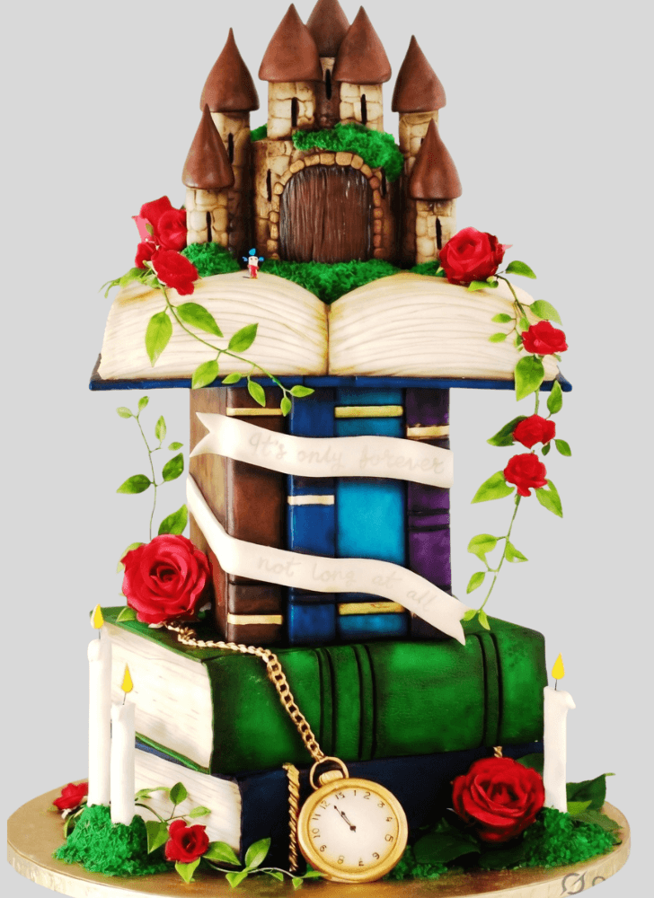 Exquisite Story Book Cake