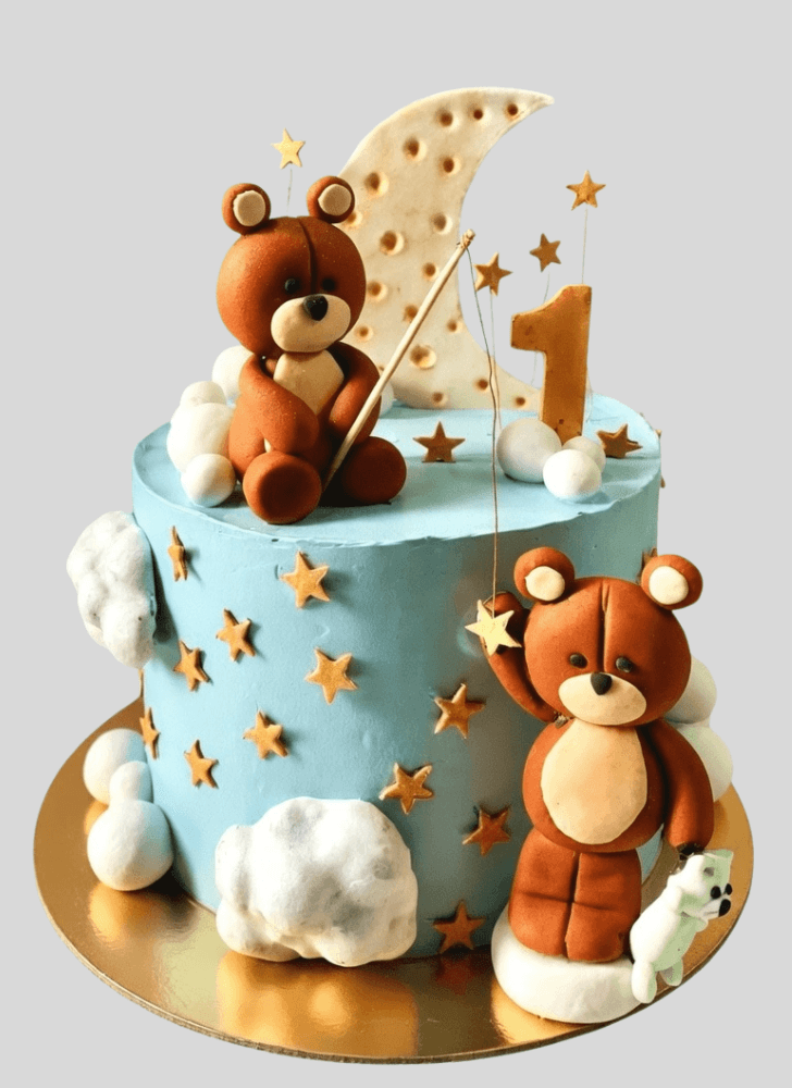 Adorable Teddy Cake