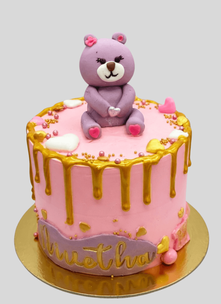 Alluring Teddy Cake
