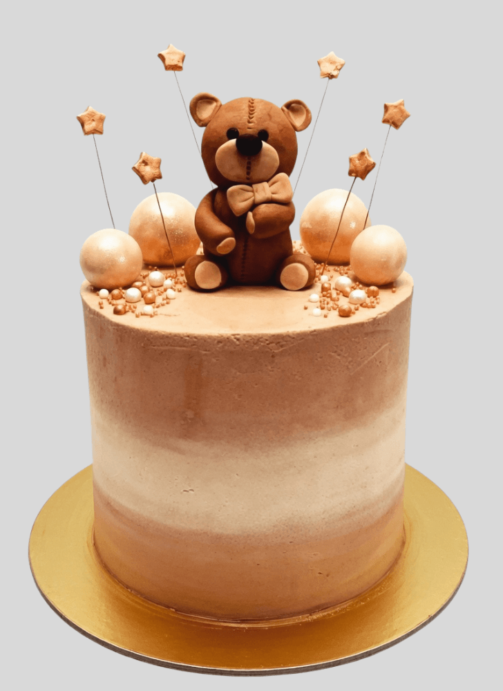 Charming Teddy Cake