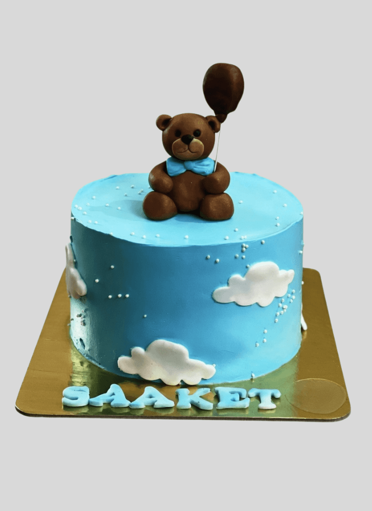 Comely Teddy Cake
