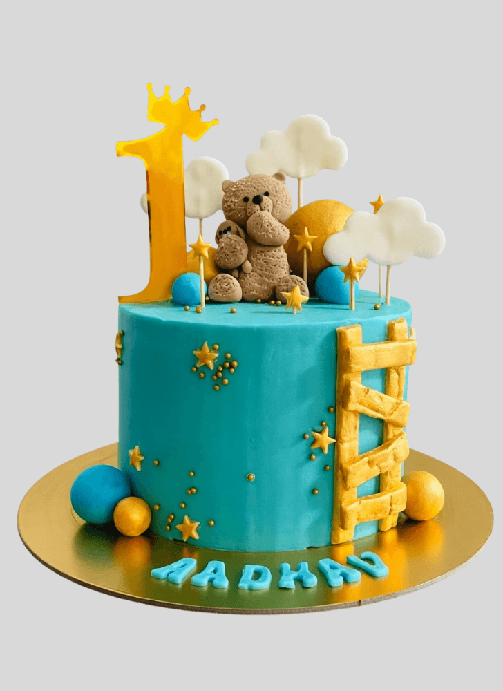 Elegant Teddy Cake