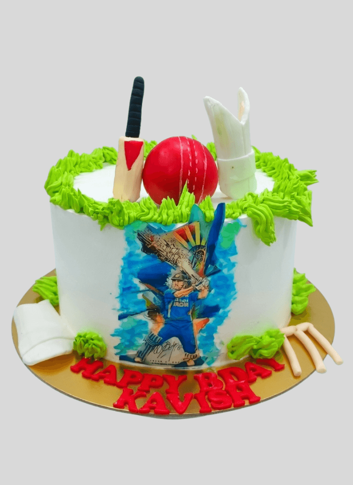 Charming Cricket Cake