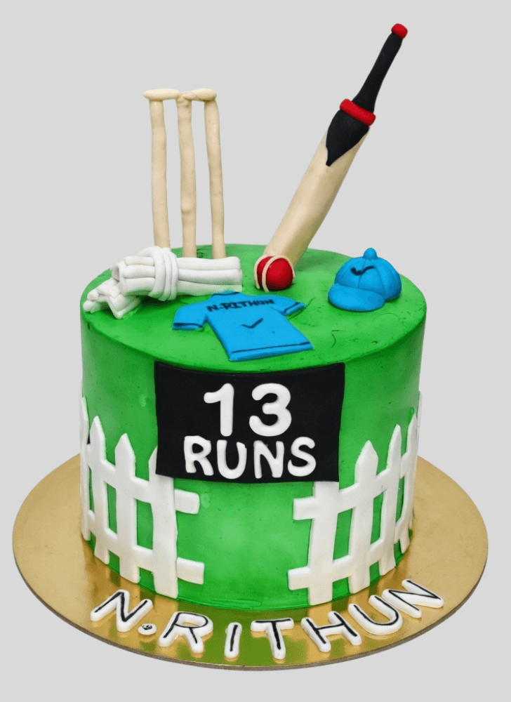 Divine Cricket Cake