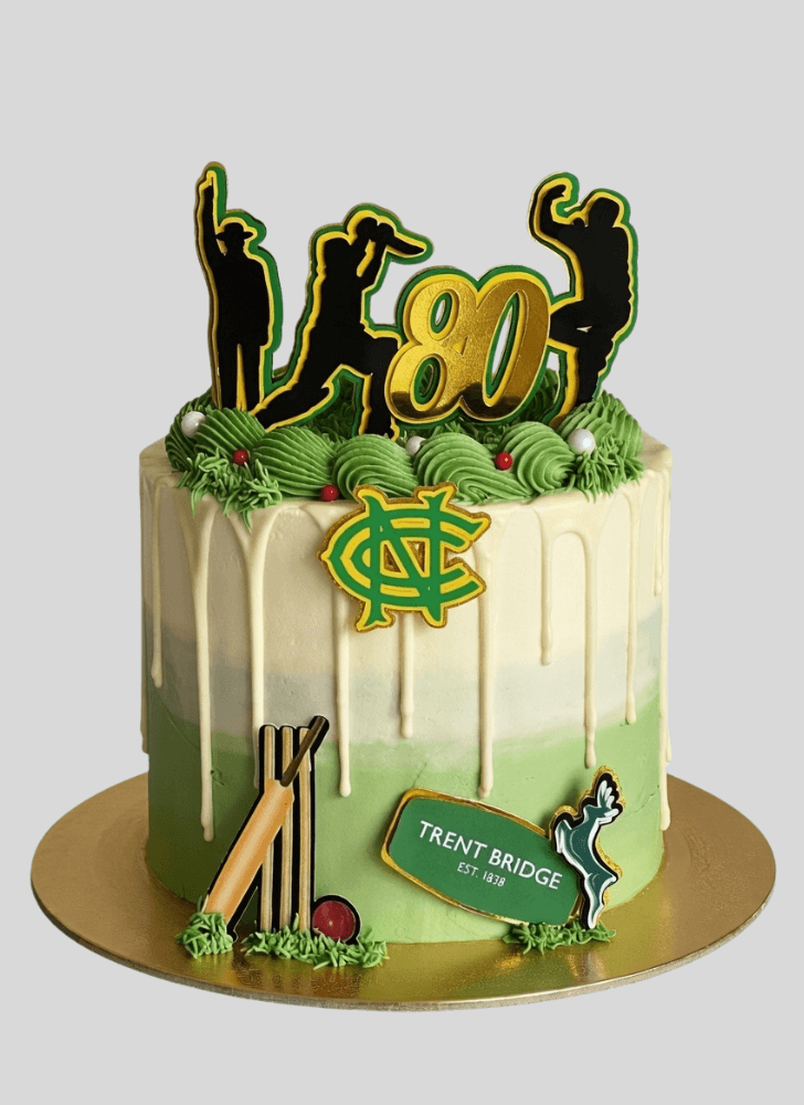 Elegant Cricket Cake