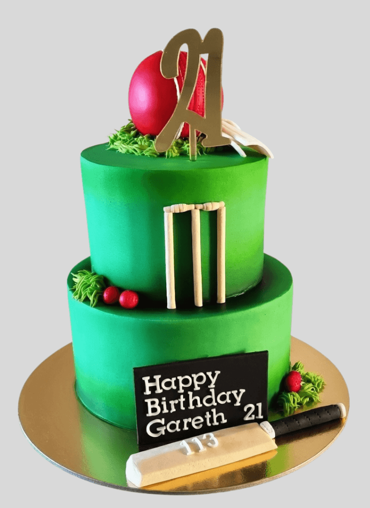Enthralling Cricket Cake