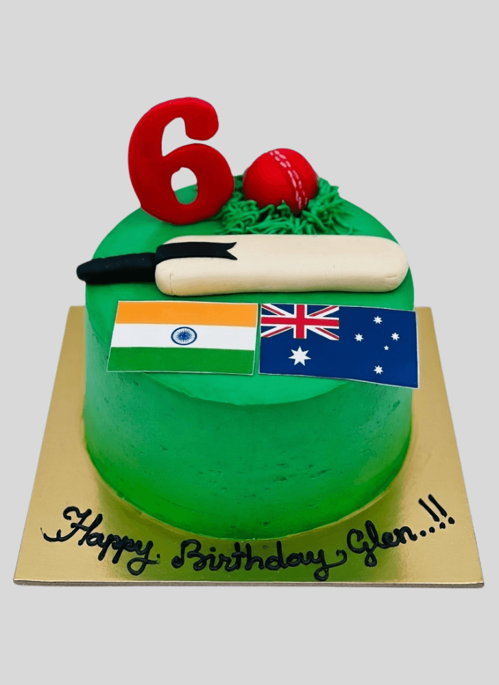 Fascinating Cricket Cake