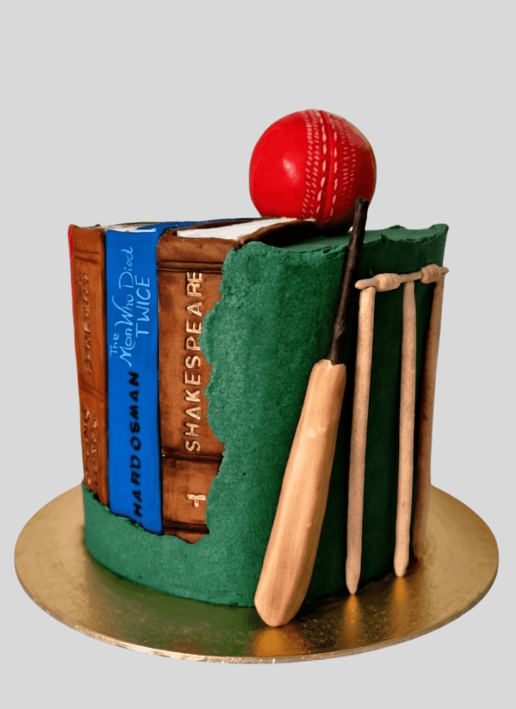 Graceful Cricket Cake