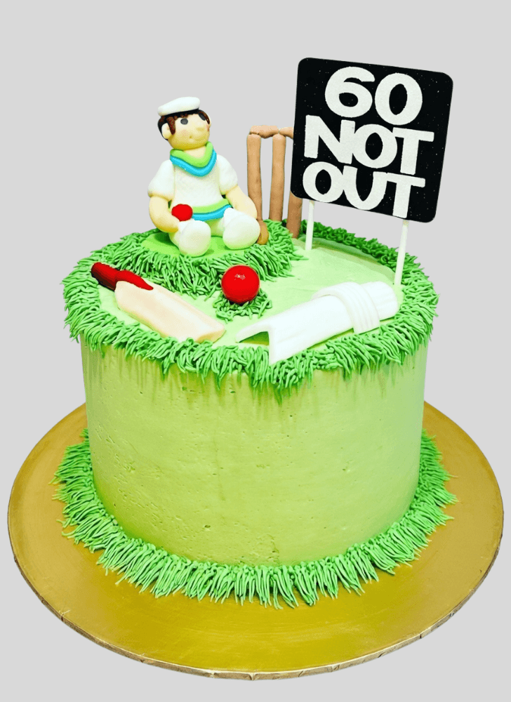 Nice Cricket Cake