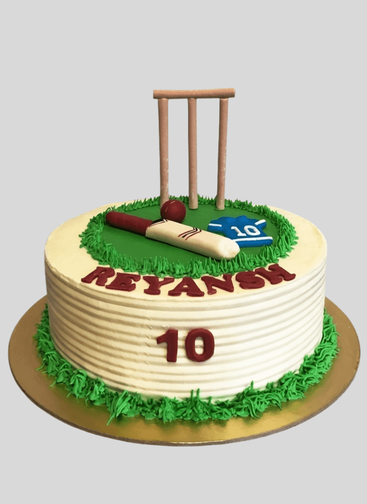 Refined Cricket Cake