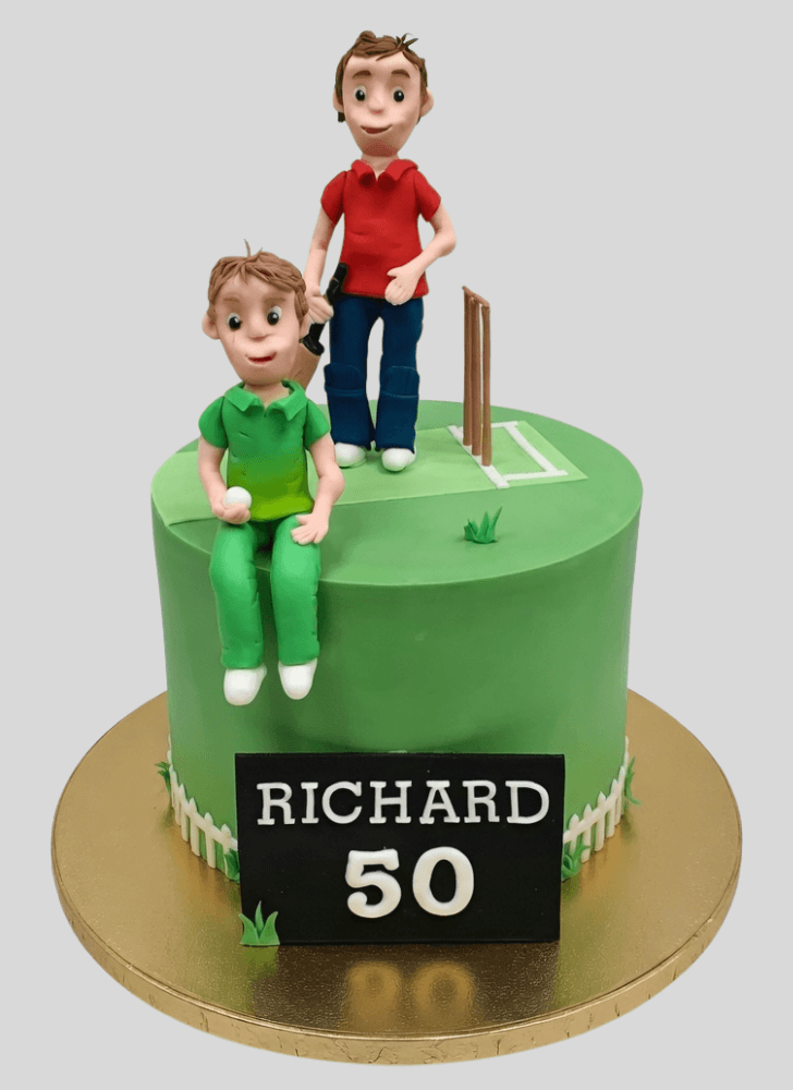 Superb Cricket Cake