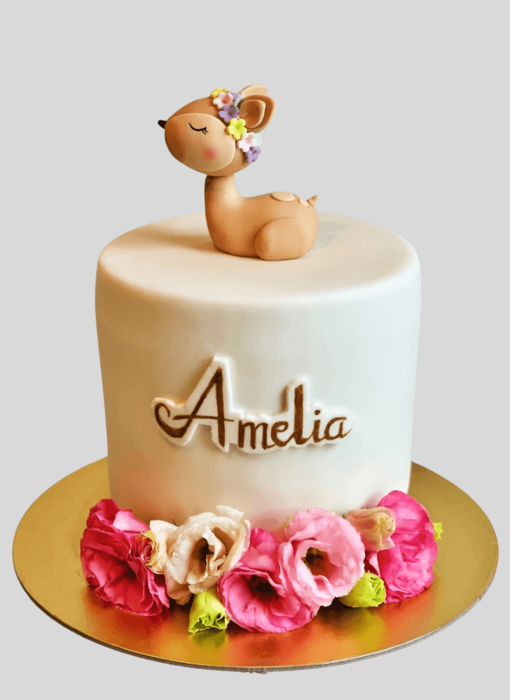 Admirable Fawn Cake Design