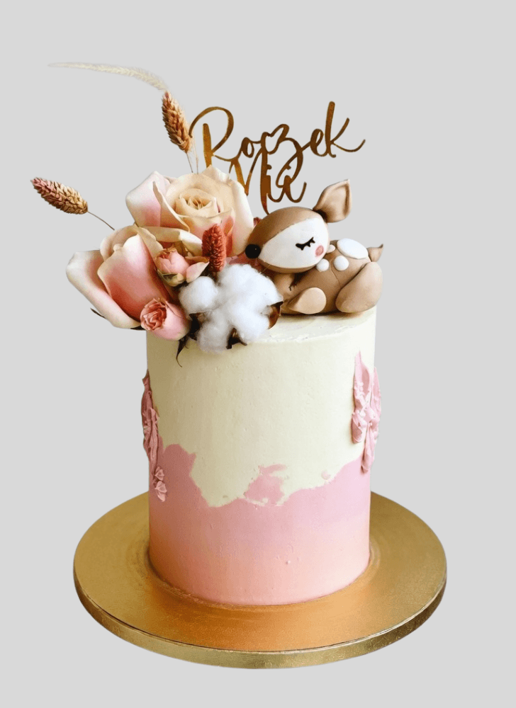 Adorable Fawn Cake