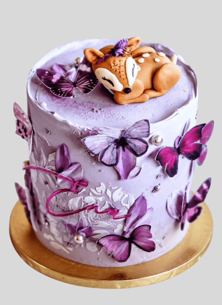 Dazzling Fawn Cake