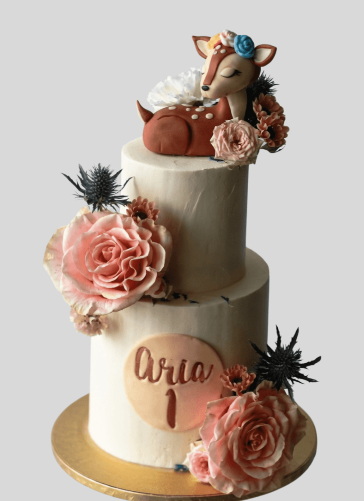 Exquisite Fawn Cake