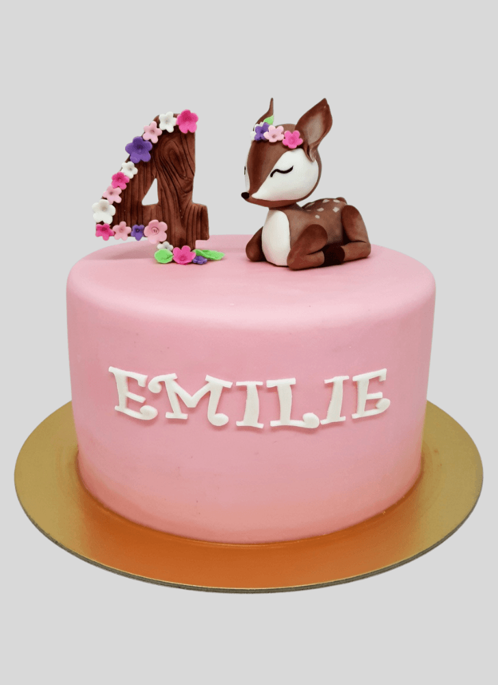 Fetching Fawn Cake