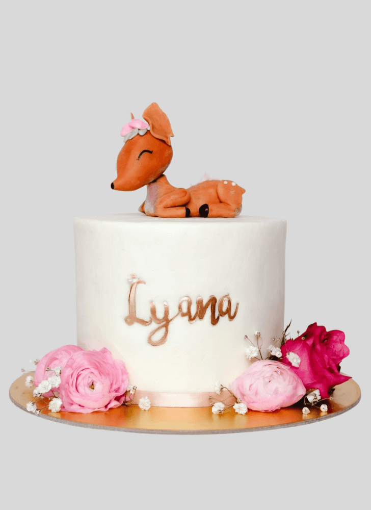 Good Looking Fawn Cake