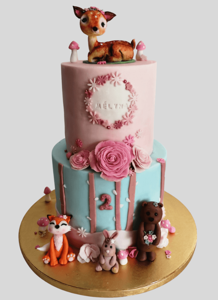 Graceful Fawn Cake