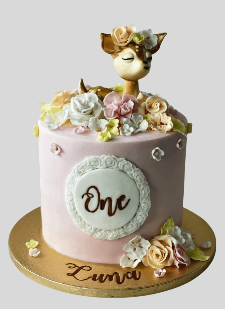 Handsome Fawn Cake