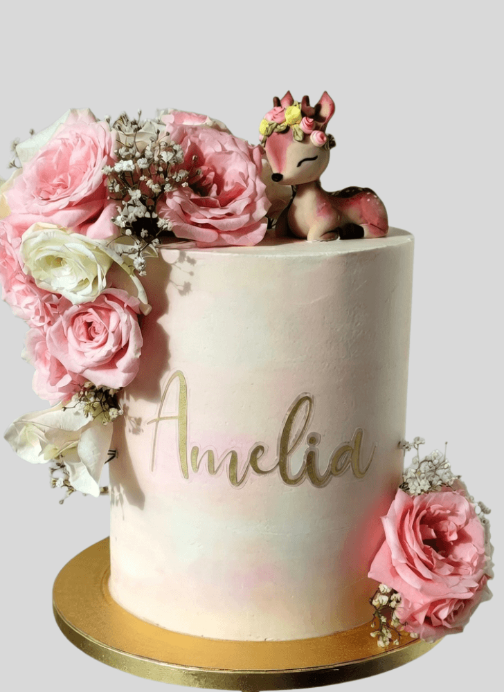 Pleasing Fawn Cake