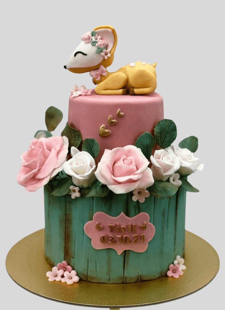 Radiant Fawn Cake