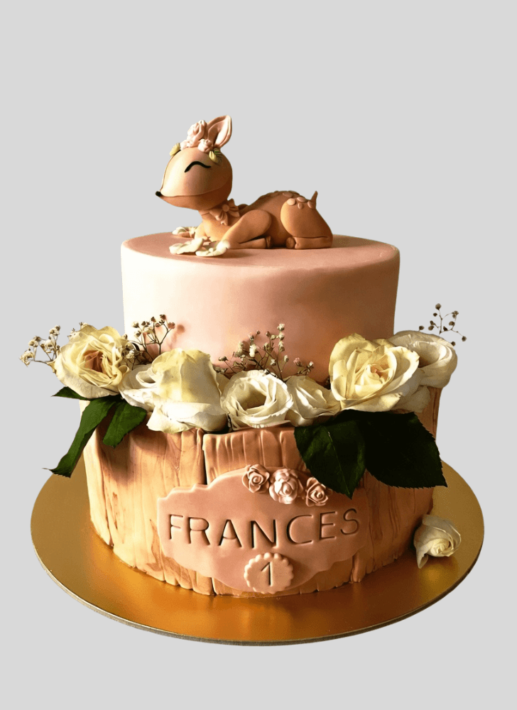 Refined Fawn Cake