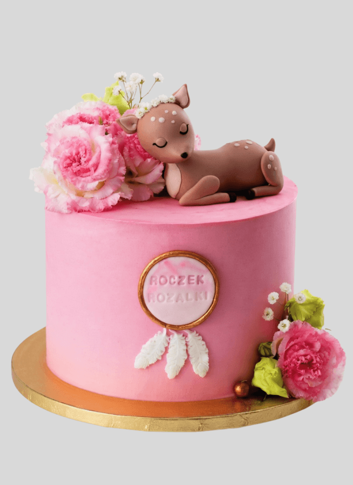 Slightly Fawn Cake