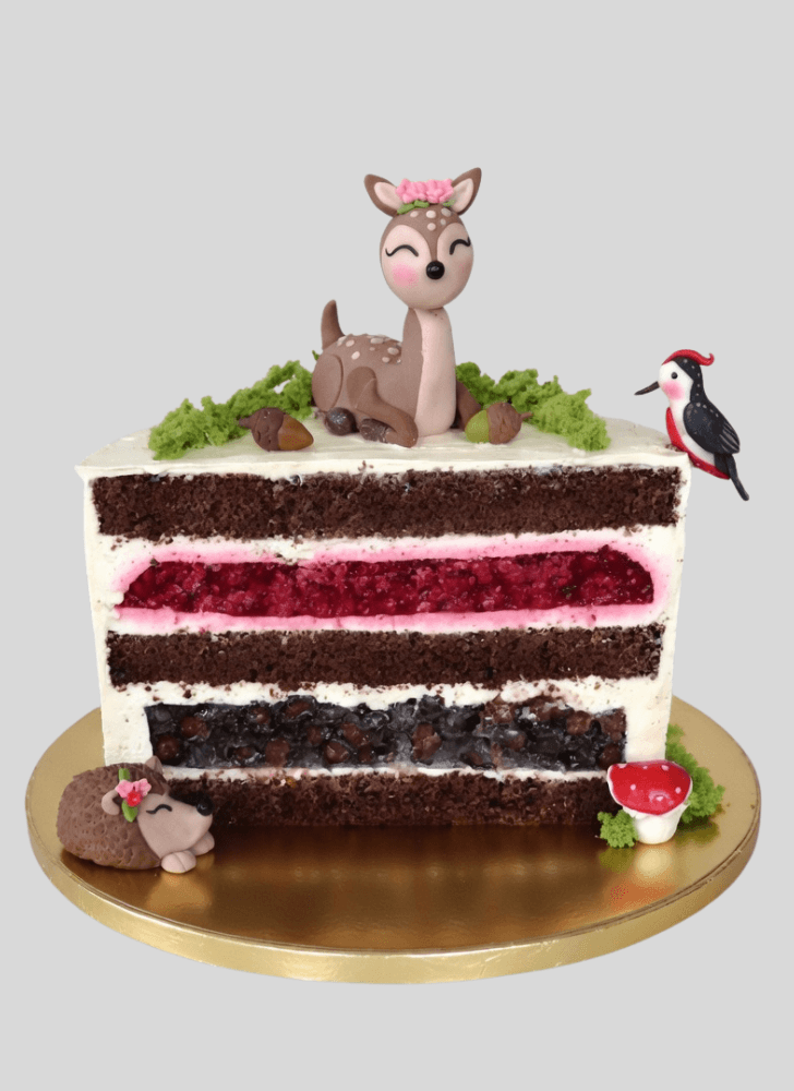 Wonderful Fawn Cake Design