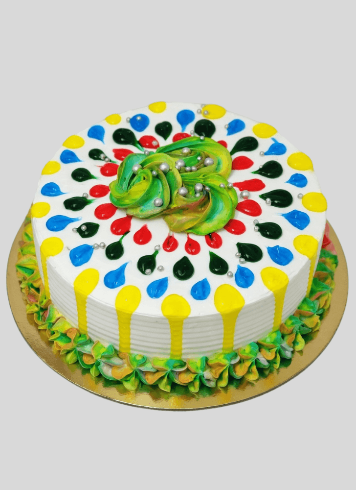 Adorable Holi Cake