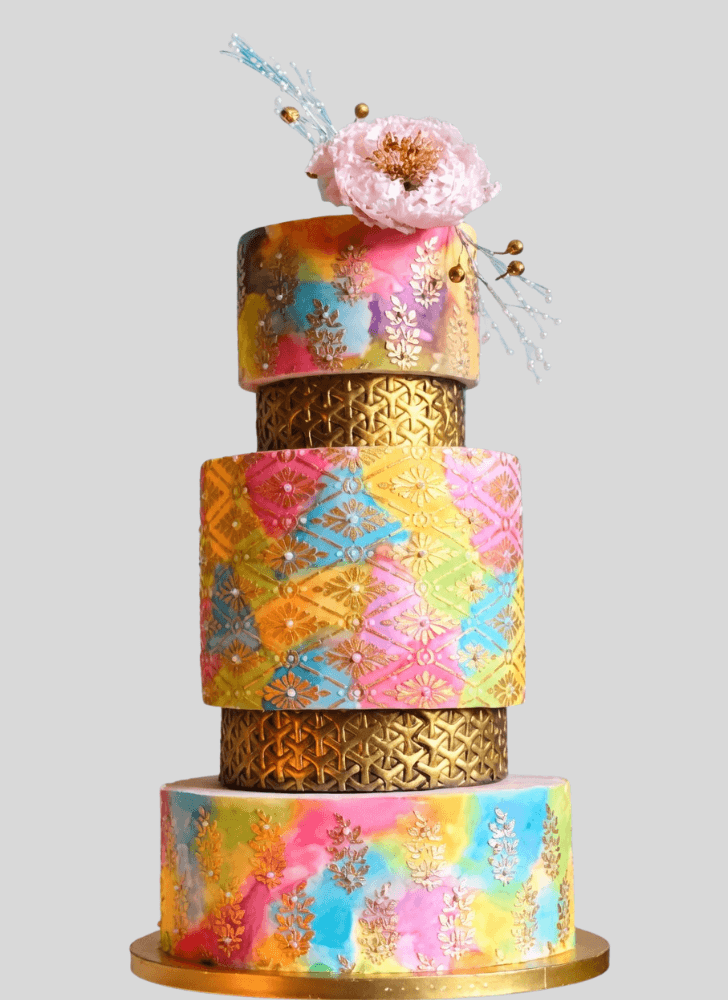 Alluring Holi Cake