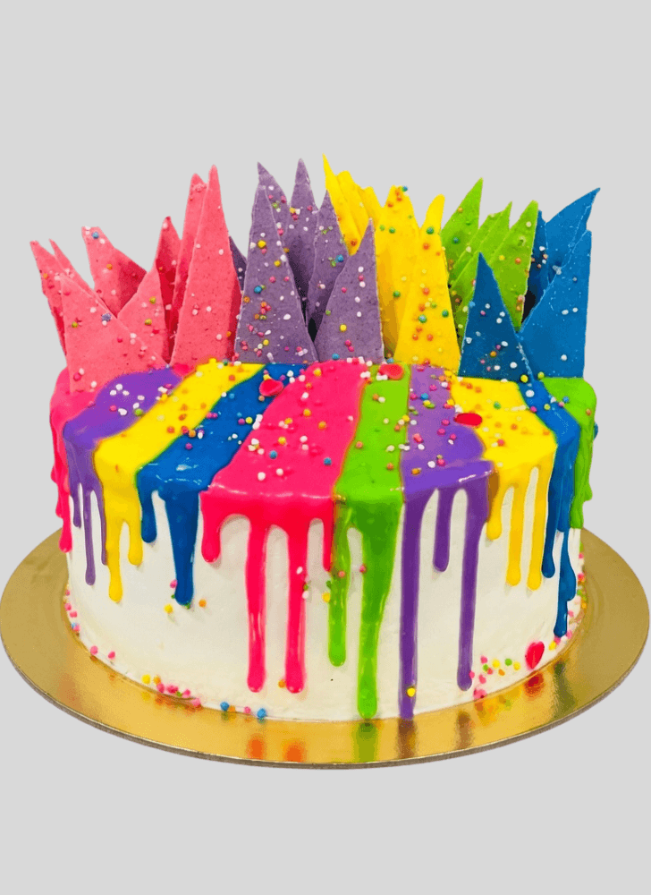 Beauteous Holi Cake
