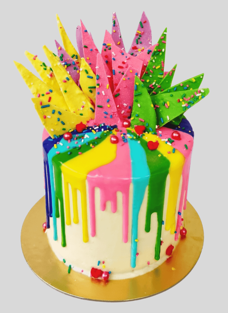 Bewitching Holi Cake