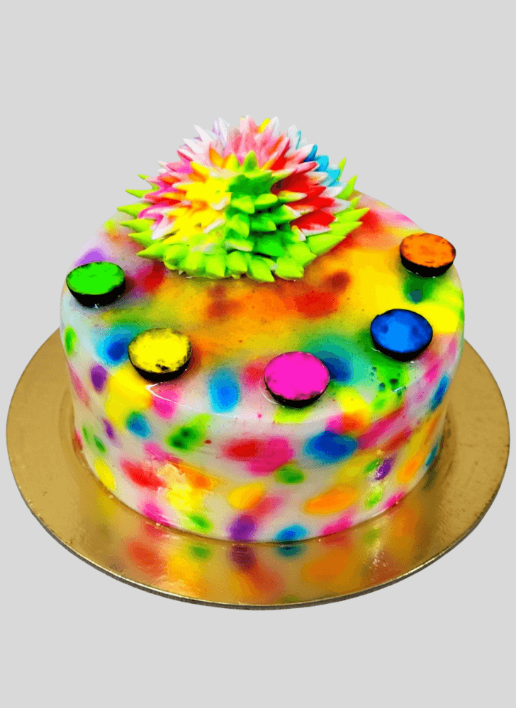 Captivating Holi Cake