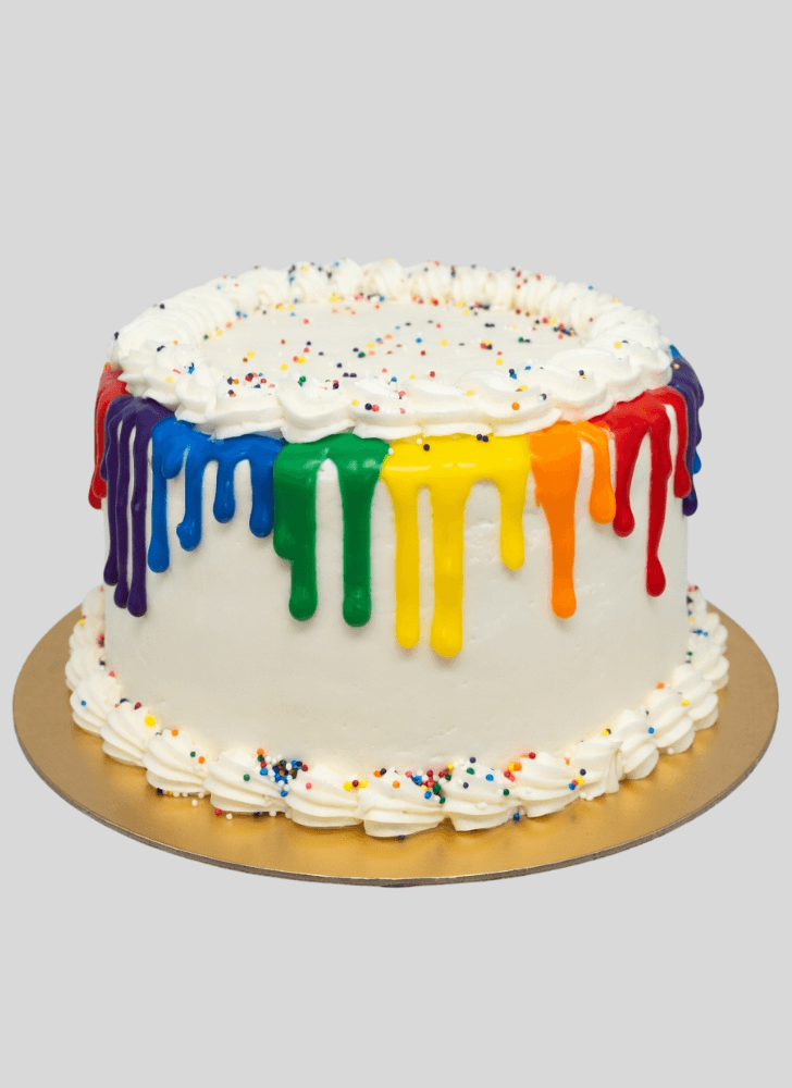Charming Holi Cake