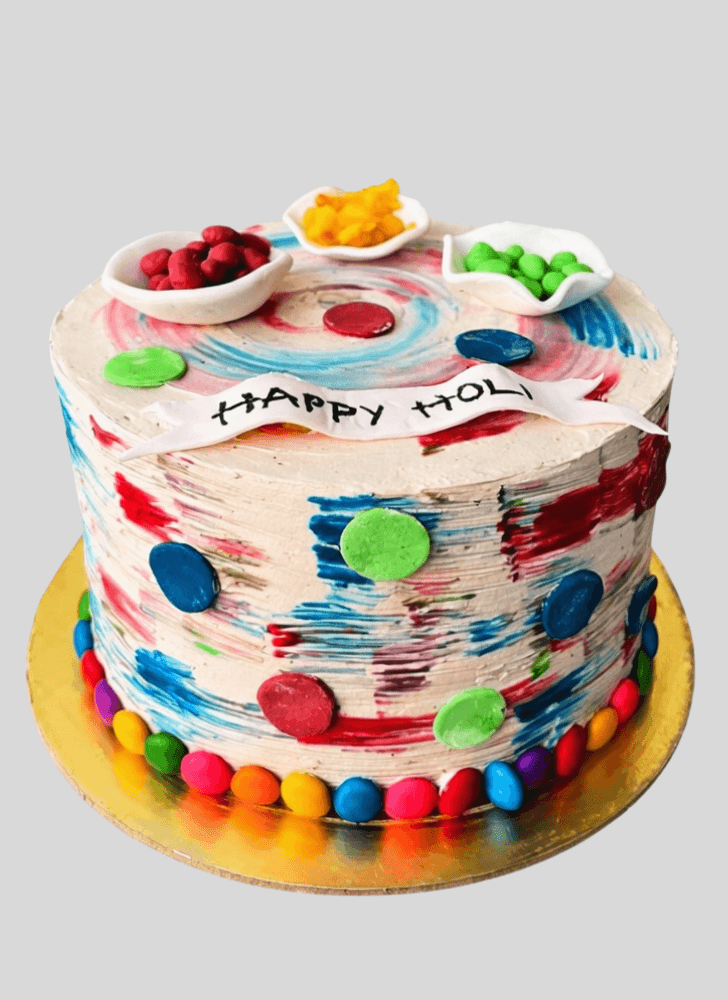 Cute Holi Cake