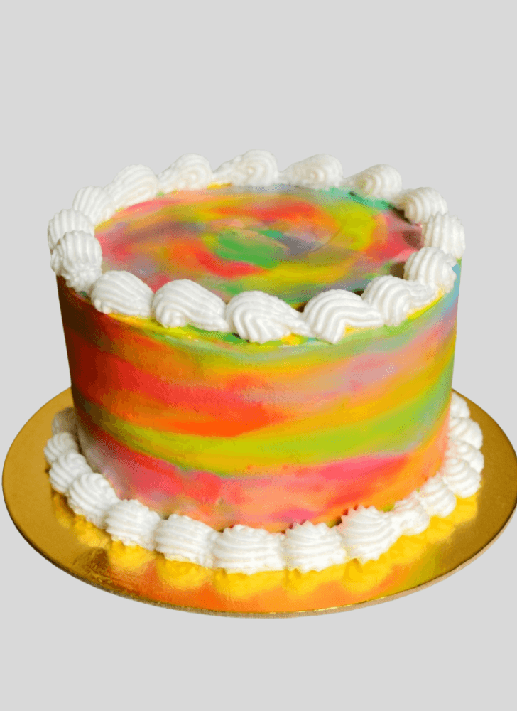 Dazzling Holi Cake