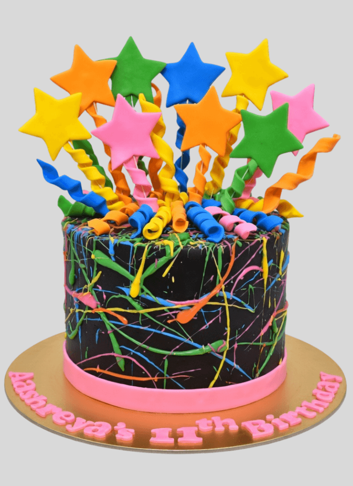 Enthralling Holi Cake
