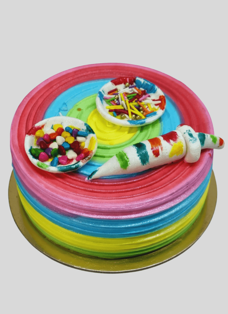 Enticing Holi Cake