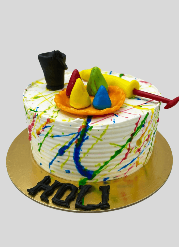 Fetching Holi Cake