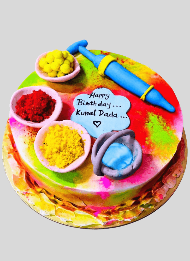 Radiant Holi Cake